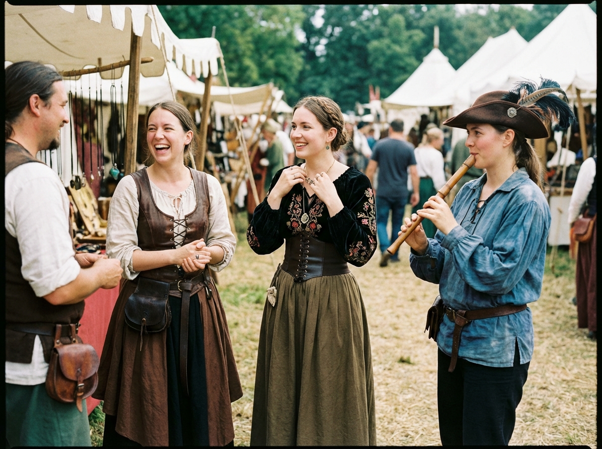 Mittelalter Bluse kombinieren: Outfits für jeden Anlass