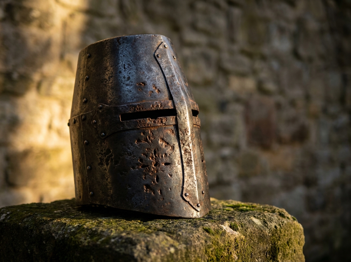 Topfhelm – vom Kreuzfahrerhelm zur Ritter-Ikone