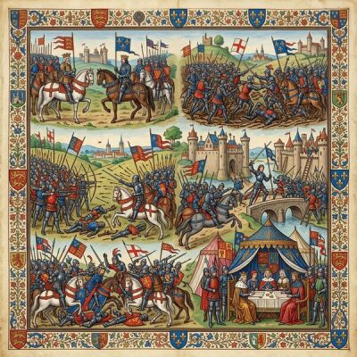 La guerre de Cent Ans (1337-1453) - causes, phases et conséquences - La guerre de 100 ans : causes, phases et conséquences