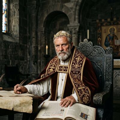 Pape Grégoire VII (Hildebrand de Soane) - réformateur de l’Eglise, homme politique de pouvoir, saint - Le pape Grégoire VII : réformateur, homme politique &amp; saint