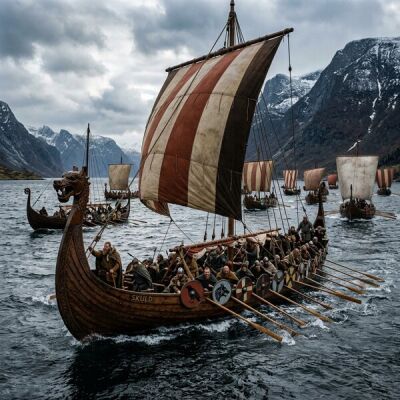 Les longs navires vikings : construction, utilisation et découvertes - Les longs navires vikings : l’art de la construction et les découvertes historiques