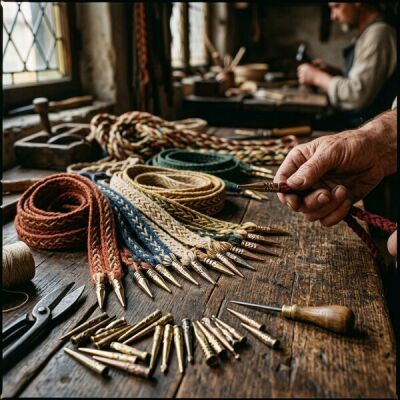 Nestels au Moyen Âge : rubans de nestels, dentelles de nestels et fermetures de vêtements historiques - Les dentelles Nestel : Fermetures de vêtements historiques expliquées