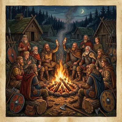 Allumer un feu comme un Viking : silex, briquet à silex et amadou traditionnel - Faire du feu comme un Viking : silex et acier