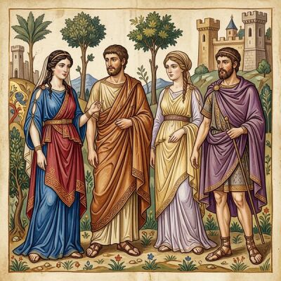 Les vêtements dans la Grèce antique : le chiton, le péplos et l’himation - Vêtements de l’Antiquité : explications sur le chiton, le péplos et l’himation