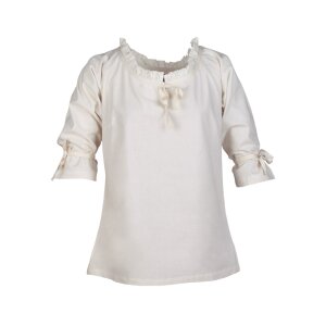 Blouse médiévale Birga, manches 3/4,...