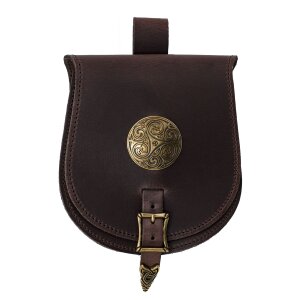 Sac magyar avec ferrure Triskele Marron