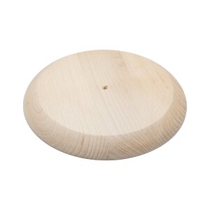 Flate wooden plate of beech