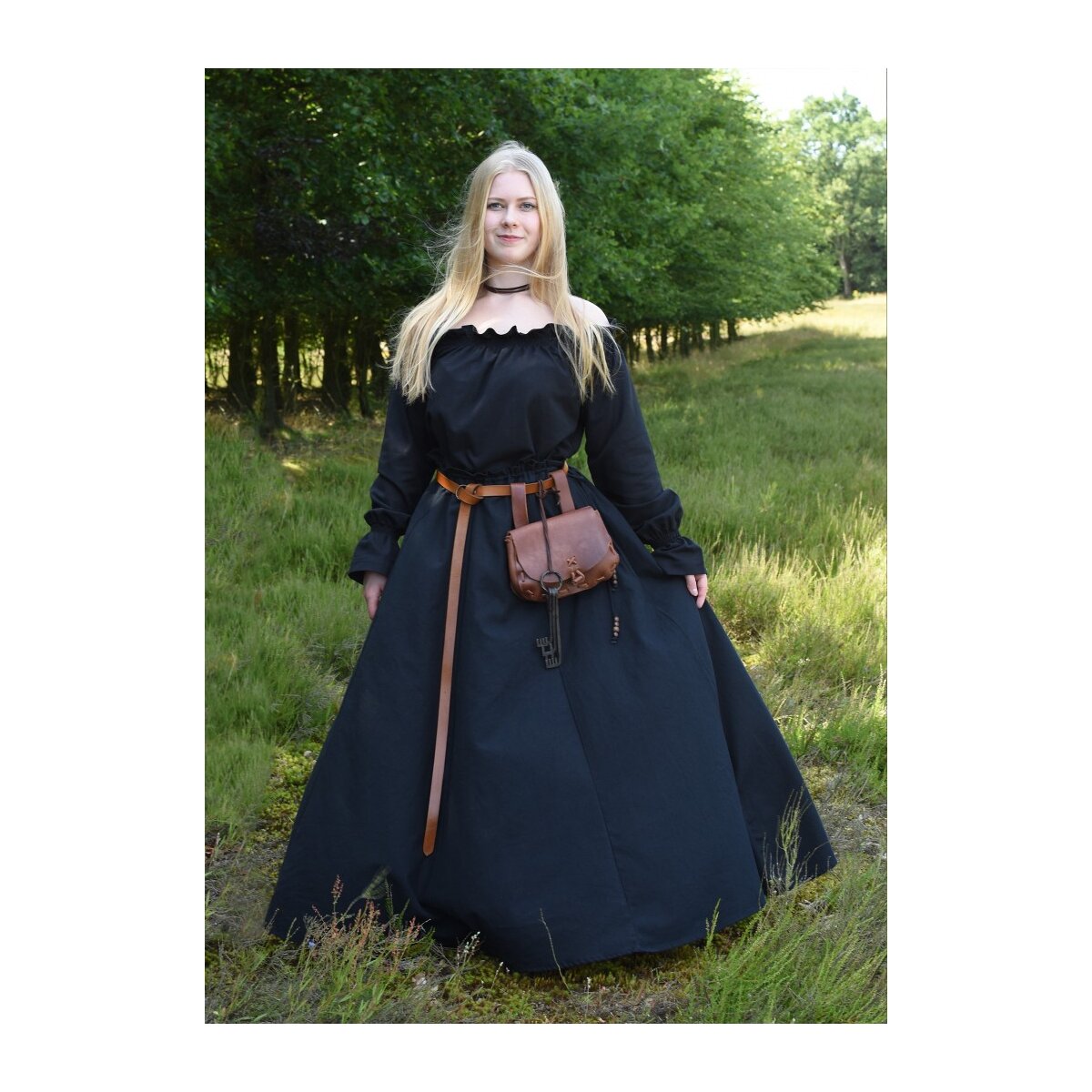 medieval skirt black