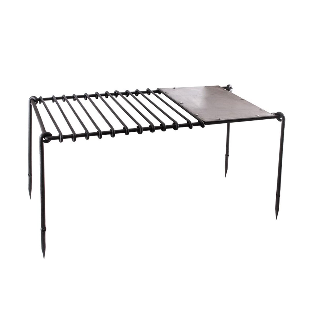 Foldable Grill and Cooking Frame, hand-forged