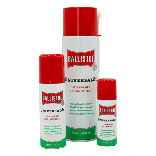 Ballistol, protection contre la rouille, différentes tailles, spray dentretien de lacier
