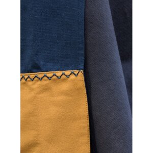 Sur-robe viking avec broderie style jelling bleu / jaune