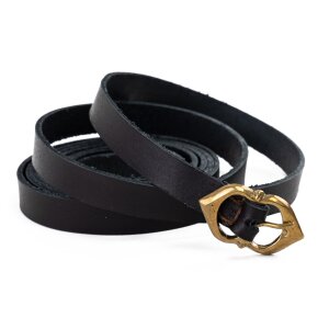 Ceinture médiévale en cuir avec boucle en...