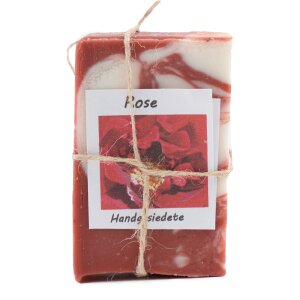 Savon artisanal parfum&eacute; &agrave; la rose