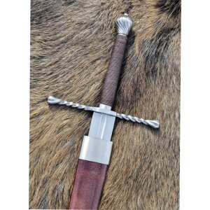 Épée bâtarde, une demi-mains avec fourreau
