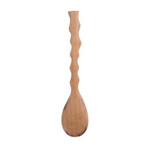 Cuillère en bois cannelée 19cm