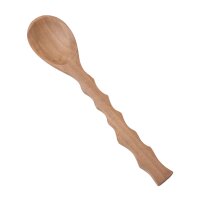 Cuillère en bois cannelée 19cm