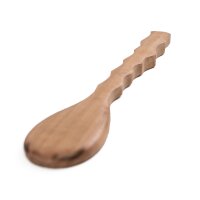 Cuillère en bois cannelée 19cm