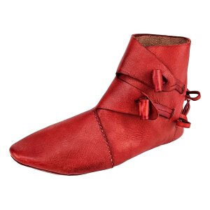 Reversible Viking shoes type Jorvik red