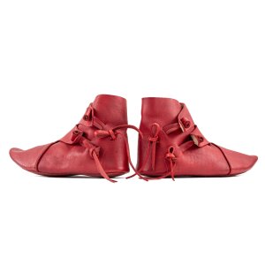 Chaussures viking réversibles type Jorvik rouge