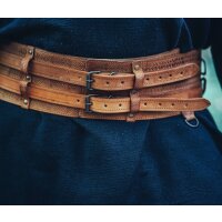 Ceinture large viking épique avec poinçon à nœuds