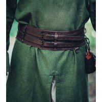 Ceinture large viking épique avec poinçon à nœuds