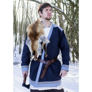 jupe &agrave; rabat Bjorn, manteau viking avec...