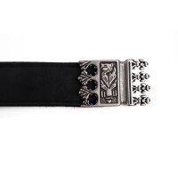 Ceinture Erik avec ferrures Noir