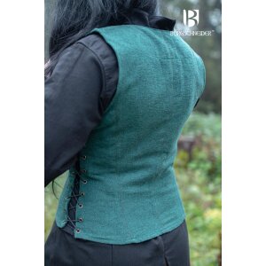 Gilet médiéval Marian vert