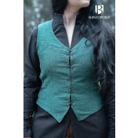 Gilet médiéval Marian vert