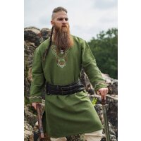 Tunique viking avec broderies - Vert