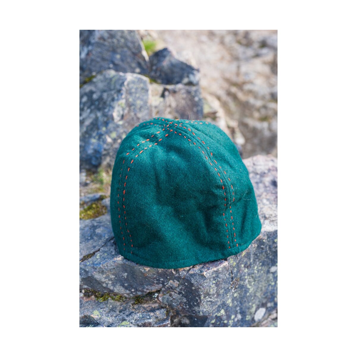 Casquette Viking en laine - Vert