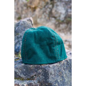 Casquette Viking en laine - Vert