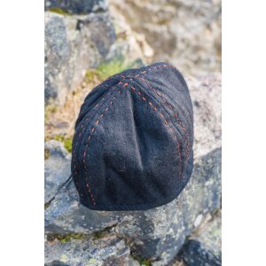 Casquette Viking en laine - Noir