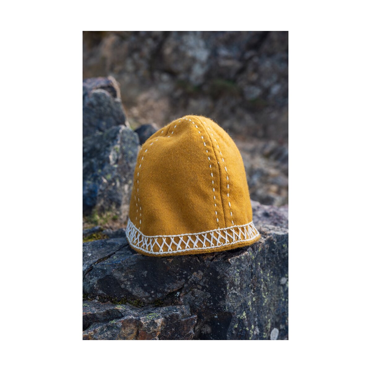 Viking Cap Wool with Embroidery