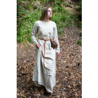 Robe ou sous-robe médiévale en lin naturel