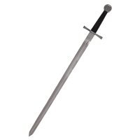 Epée médiévale à une main avec pommeau en forme de disque, acier