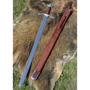 Épée de chevalier du haut Moyen Âge avec fourreau