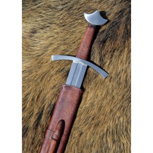 Épée de chevalier du haut Moyen Âge avec fourreau