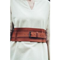 Ceinture viking "Ingrid" marron clair