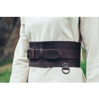 Ceinture viking "Ingrid" marron foncé