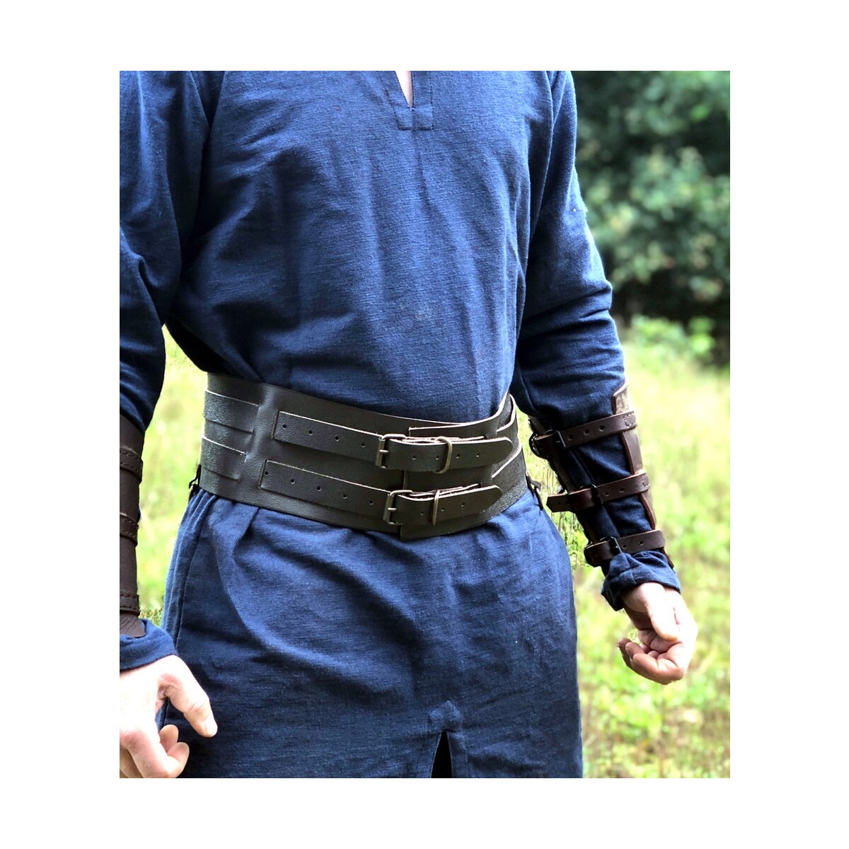 Ceinture viking "Solveig" brun foncé