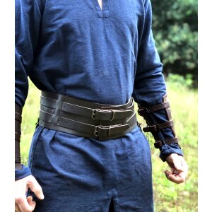 Ceinture viking &quot;Solveig&quot; brun...