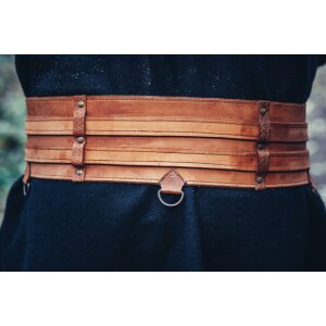 Ceinture viking robuste "Sif" brun clair