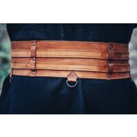 Ceinture viking robuste "Sif" brun clair