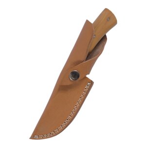 Couteau de chasse avec manche en bois dolivier, env.20 cm...
