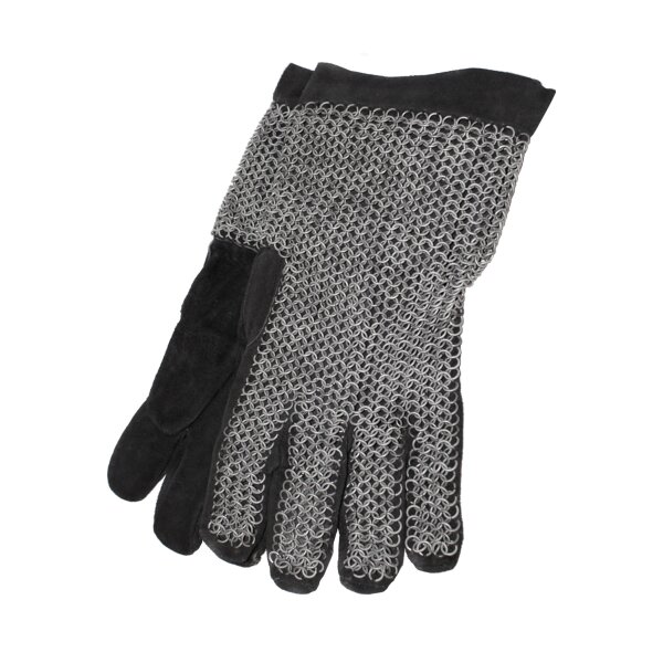 gants à doigts galvanisés avec cotte de mailles