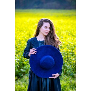 Chapeau artisanal "Elégance" bleu