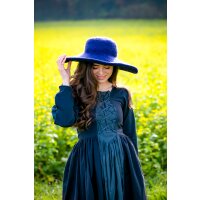 Chapeau artisanal "Elégance" bleu