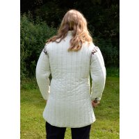 Gambeson, veste darmure, blanc