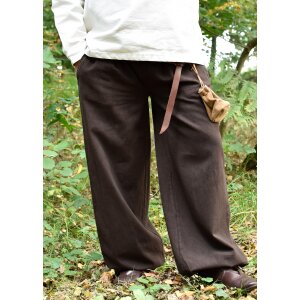 Pantalon médiéval large Hermann, brun